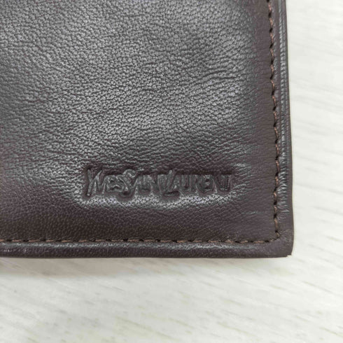 イヴサンローラン Yves Saint Laurent 本革 ロングウォレット レディース