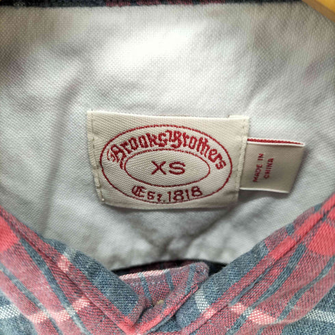 ブルックスブラザーズ BROOKS BROTHERS est.1818 チェック BDシャツ メンズ import:XS