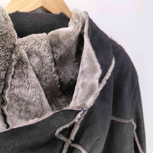 レコパン LES COPAINS JEANS 裏ボア フーデッドムートンコート メンズ