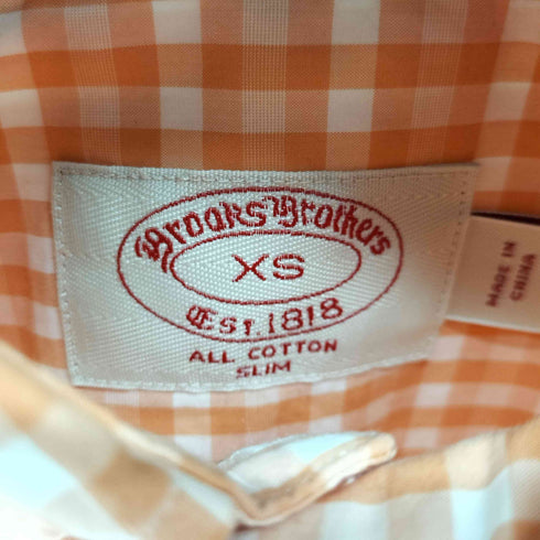 ブルックスブラザーズ BROOKS BROTHERS est.1818 ギンガムチェック BDシャツ SLIM メンズ import:XS