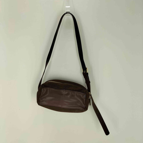 ローリーズファーム LOWRYS FARM 25AW ダブルジップ ショルダー BAG スウェード レザー 切替 レディース