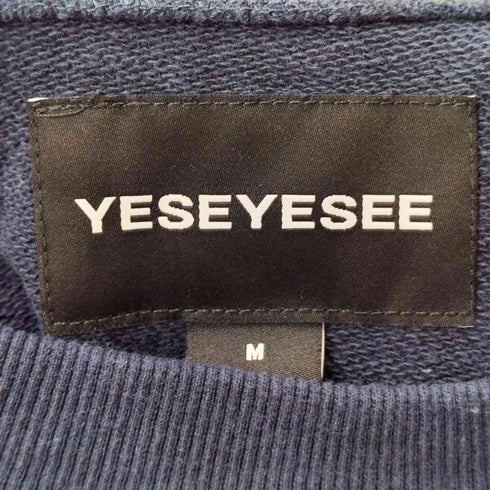 イエスアイシー YESEYESEE フロントプリントクルーネックスウェット メンズ JPN:M