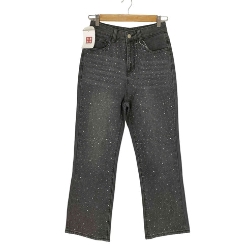 SHEENA Y2K ラインストーンデニムパンツ レディース JPN:S
