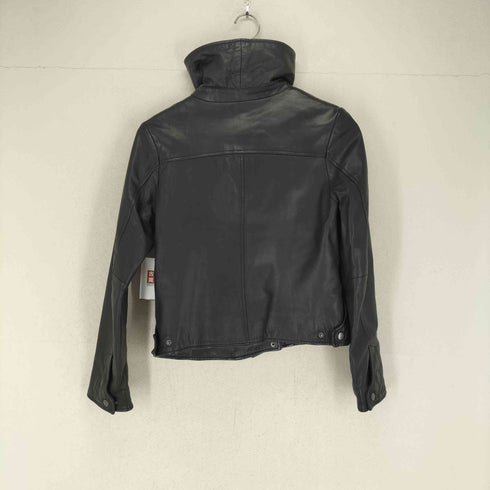 ギャップ Gap 10S ハイネックレザージャケット レディース S