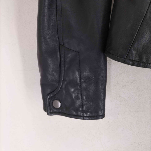 ギャップ Gap 10S ハイネックレザージャケット レディース S