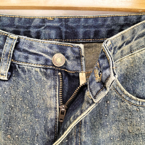 SHEENA Y2K ラインストーンデニムパンツ レディース JPN:S