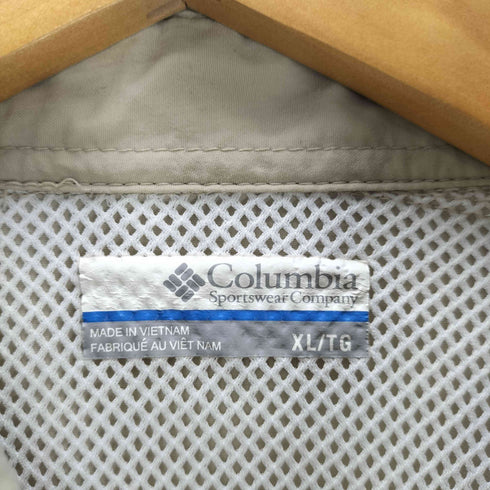 コロンビア Columbia PFG CU ロゴ 裏地メッシュ フィッシング シャツ メンズ import:XL