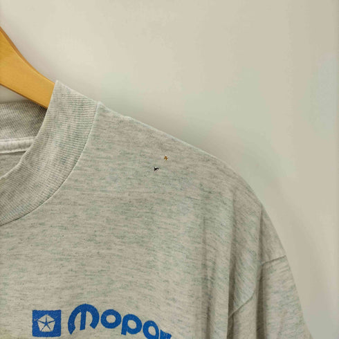 FRUIT OF THE LOOM ボディ BEST 黒タグ USA製 mopar 企業 プリント 霜降り Tシャツ 袖シングルステッチ メンズ import:L