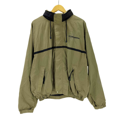 トライマウンテン TRI-MOUNTAIN 90S NORTHROP GRUMMAN 企業ロゴ 刺繍 パッカブルフード 裏地メッシュ ナイロン セーリング ジャケット メンズ import:XL