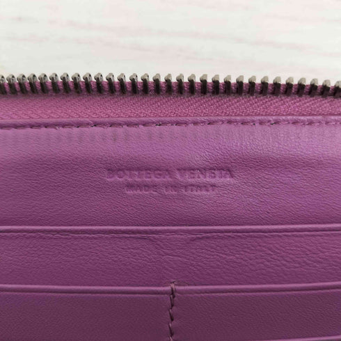 ボッテガヴェネタ BOTTEGA VENETA イントレチャート ラウンドジップ 長財布 レディース
