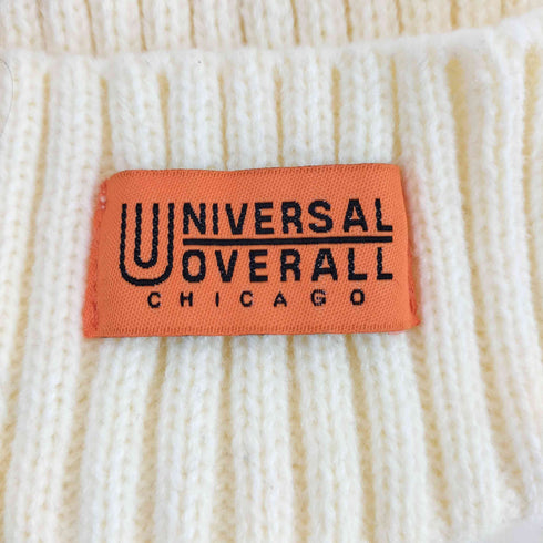 ユニバーサルオーバーオール UNIVERSAL OVERALL ロゴパッチ ニットキャップ レディース 56-58CM