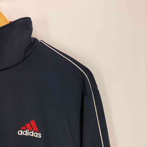 アディダス adidas ジップアップ トラック ジャケット ジャージ メンズ import:L