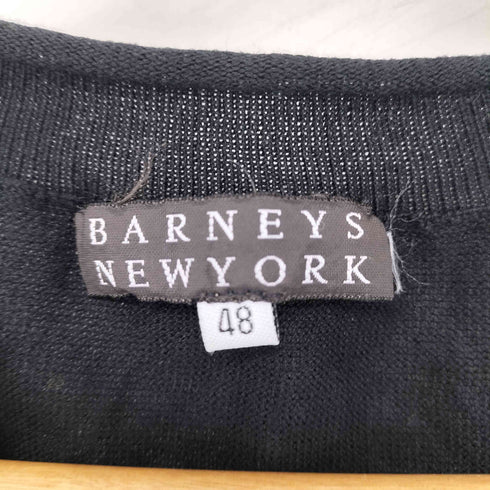 バーニーズニューヨーク BARNEYS NEWYORK アーガイルパターンベスト メンズ EUR:48