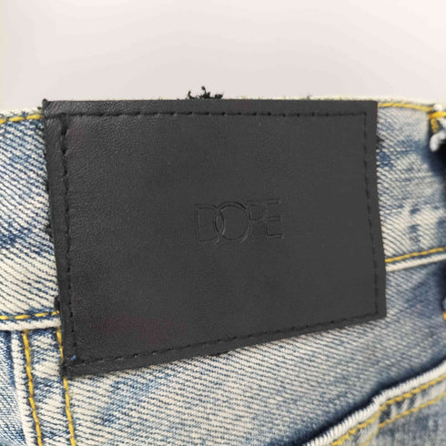 ドープ DOPE メッセージペイント ダメージ デニムパンツ メンズ 38inch