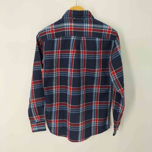 エディーバウアー Eddie Bauer チェック フランネルBDシャツ メンズ import:XS