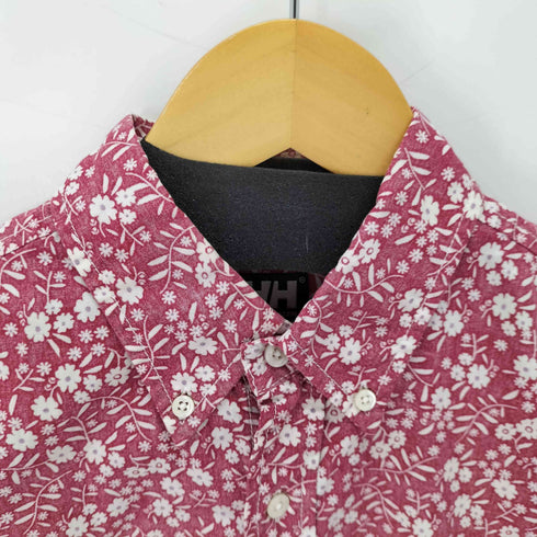 ヘリーハンセン HELLY HANSEN リバースプリント s/s シャツ メンズ import:S