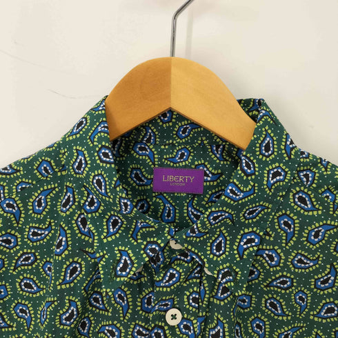 リバティ LIBERTY ペイズリー s/s シャツ レディース