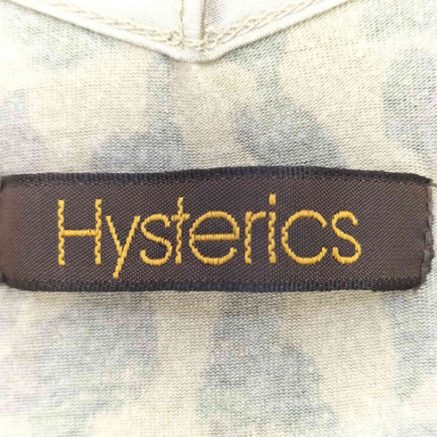ヒステリックス HYSTERICS Y2K レオパード柄 ノースリーブ チュニックミニワンピース レディース FREE