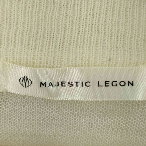 マジェスティックレゴン MAJESTIC LEGON シアーショートカーディガン レディース JPN:M