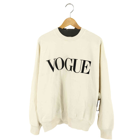 VOGUE COLLECTION ロゴ刺繍 クルーネックスウェット レディース import:L