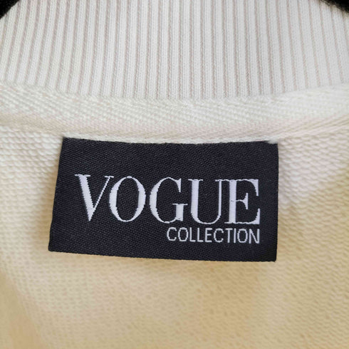 VOGUE COLLECTION ロゴ刺繍 クルーネックスウェット レディース import:L