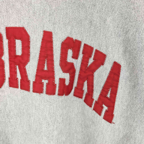 チャンピオン Champion 00s NEBRASKA REVERSE WEAVE ネブラスカ フロント アーチパッチ リバースウィーブ スウェット トレーナー メンズ L