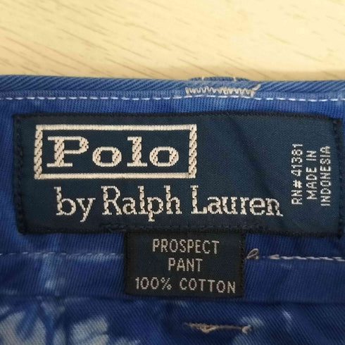 ポロラルフローレン POLO RALPH LAUREN CLASSIC CHINO prospect pant ガーメントダイ 総柄 チノパンツ メンズ 38/32
