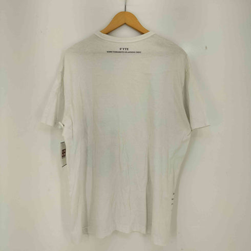 サイトバイヨウジヤマモト syte by Yohji Yamamoto 20ss CottonJersey Moment When a Flower Looks Beautiful T-Shirt 青薔薇 半袖Tシャツ メンズ