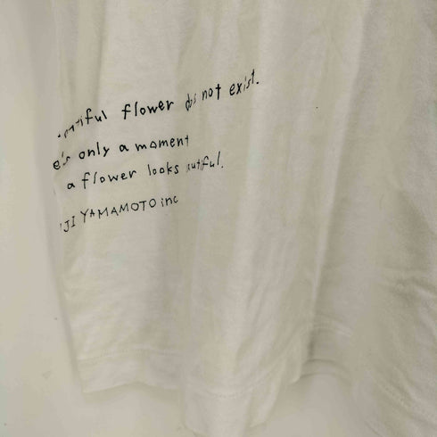 サイトバイヨウジヤマモト syte by Yohji Yamamoto 20ss CottonJersey Moment When a Flower Looks Beautiful T-Shirt 青薔薇 半袖Tシャツ メンズ