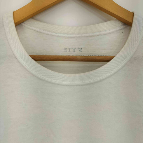 サイトバイヨウジヤマモト syte by Yohji Yamamoto 20ss CottonJersey Moment When a Flower Looks Beautiful T-Shirt 青薔薇 半袖Tシャツ メンズ