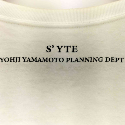 サイトバイヨウジヤマモト syte by Yohji Yamamoto 20ss CottonJersey Moment When a Flower Looks Beautiful T-Shirt 青薔薇 半袖Tシャツ メンズ