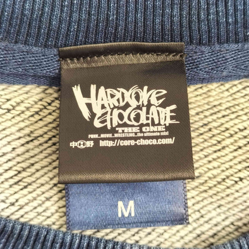 ハードコアチョコレート HARDCORE CHOCOLATE 両面プリントデニムスウェット メンズ JPN:M