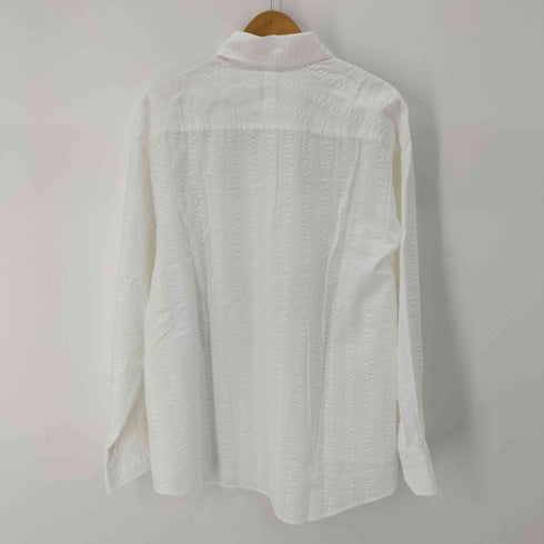 シーケーカルバンクライン ck Calvin Klein シワ加工ストライプシャツ メンズ 3L