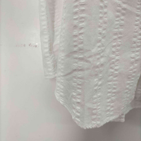 シーケーカルバンクライン ck Calvin Klein シワ加工ストライプシャツ メンズ 3L