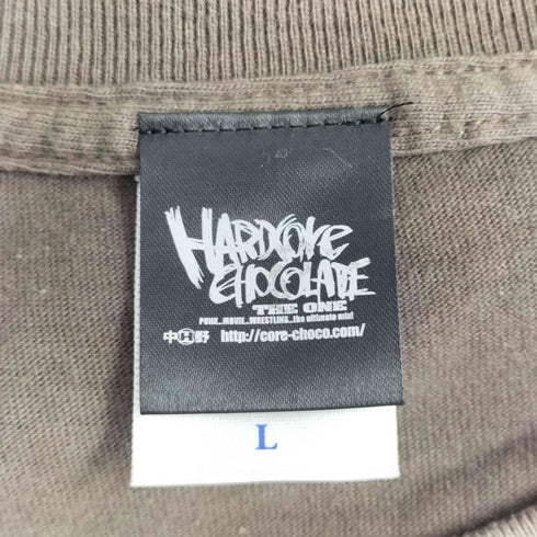 ハードコアチョコレート HARDCORE CHOCOLATE フロントプリントTシャツ メンズ JPN:L