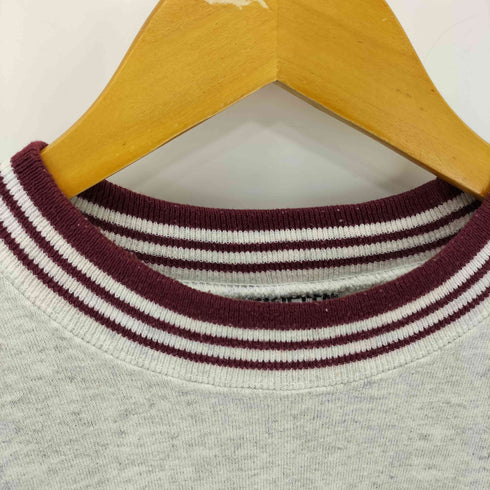 オニータ ONEITA 80-90s 後期銀タグUSA製 CENTTRAL LITTLE MAROONS カレッジロゴ クルーネック スウェット トレーナー メンズ X LARGE