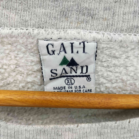 galt sand 90s USA製 CORNHUSKER NEBRASKA チームロゴデザイン クルーネック スウェット トレーナー メンズ XL