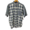 トミーヒルフィガー TOMMY HILFIGER クレイジーパターン リネンコットン s/s BDシャツ メンズ import:L