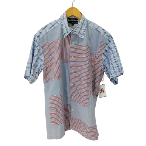 トミーヒルフィガー TOMMY HILFIGER クレイジーパターン s/s BDシャツ メンズ import:L