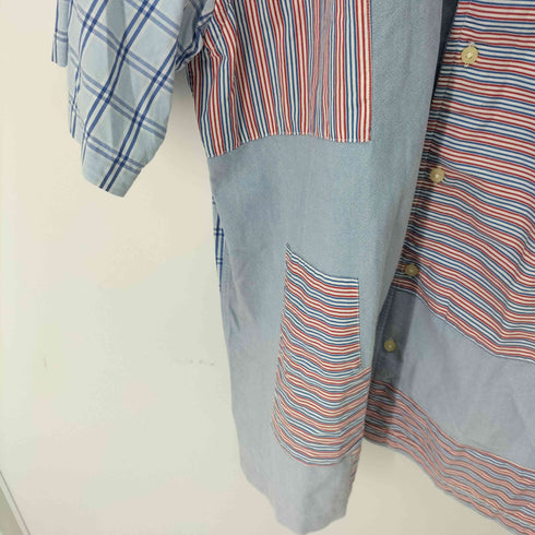 トミーヒルフィガー TOMMY HILFIGER クレイジーパターン s/s BDシャツ メンズ import:L