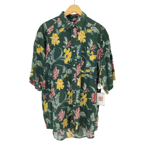 トミーヒルフィガー TOMMY HILFIGER フラワープリント s/s レーヨンシャツ メンズ import:M