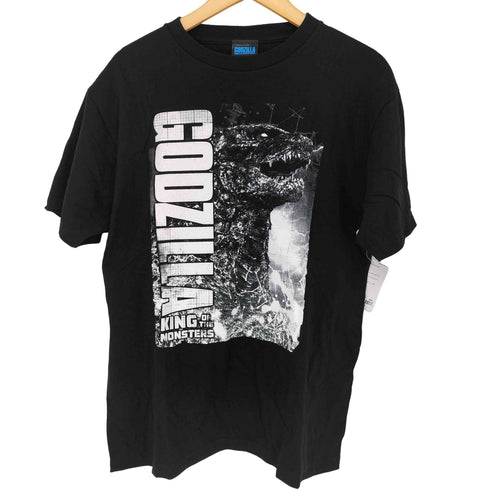 特撮プリント 怪獣 クルーネックTシャツ メンズ JPN:L