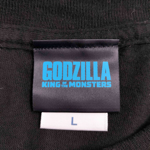 特撮プリント 怪獣 クルーネックTシャツ メンズ JPN:L