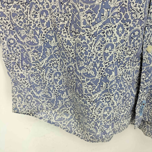 トミーヒルフィガー TOMMY HILFIGER ペイズリー s/s シャツ メンズ import:L
