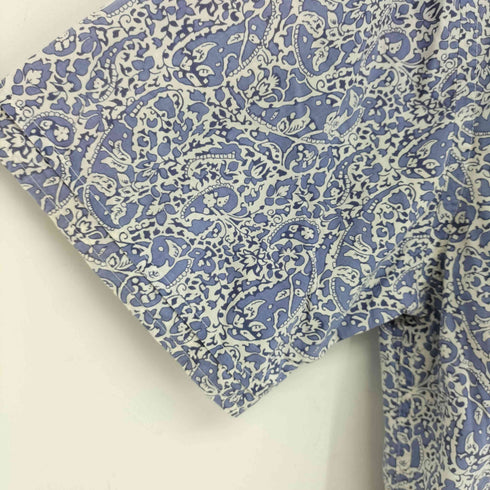 トミーヒルフィガー TOMMY HILFIGER ペイズリー s/s シャツ メンズ import:L