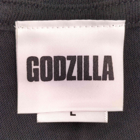 特撮プリント 怪獣 クルーネックTシャツ メンズ JPN:L