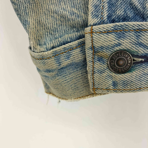 リーバイス Levis 80s USA製 70506-0214 4th型 ボタン裏743 不均等V スモールe デニムトラッカージャケット メンズ 42R