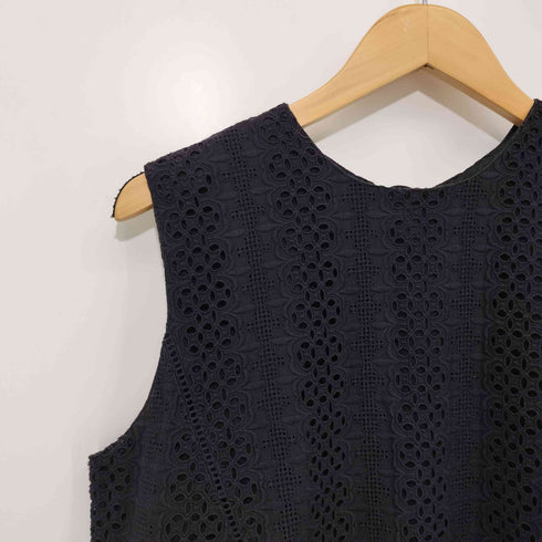 ドレステリア DRESSTERIOR 22SS シフリー刺繍ペプラムブラウス レディース JPN:38