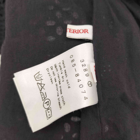 ドレステリア DRESSTERIOR 22SS シフリー刺繍ペプラムブラウス レディース JPN:38