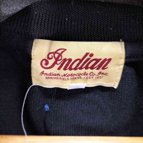 インディアンモーターサイクル INDIAN MOTORCYCLE チェッカーフラッグ トラックジャケット メンズ JPN:L